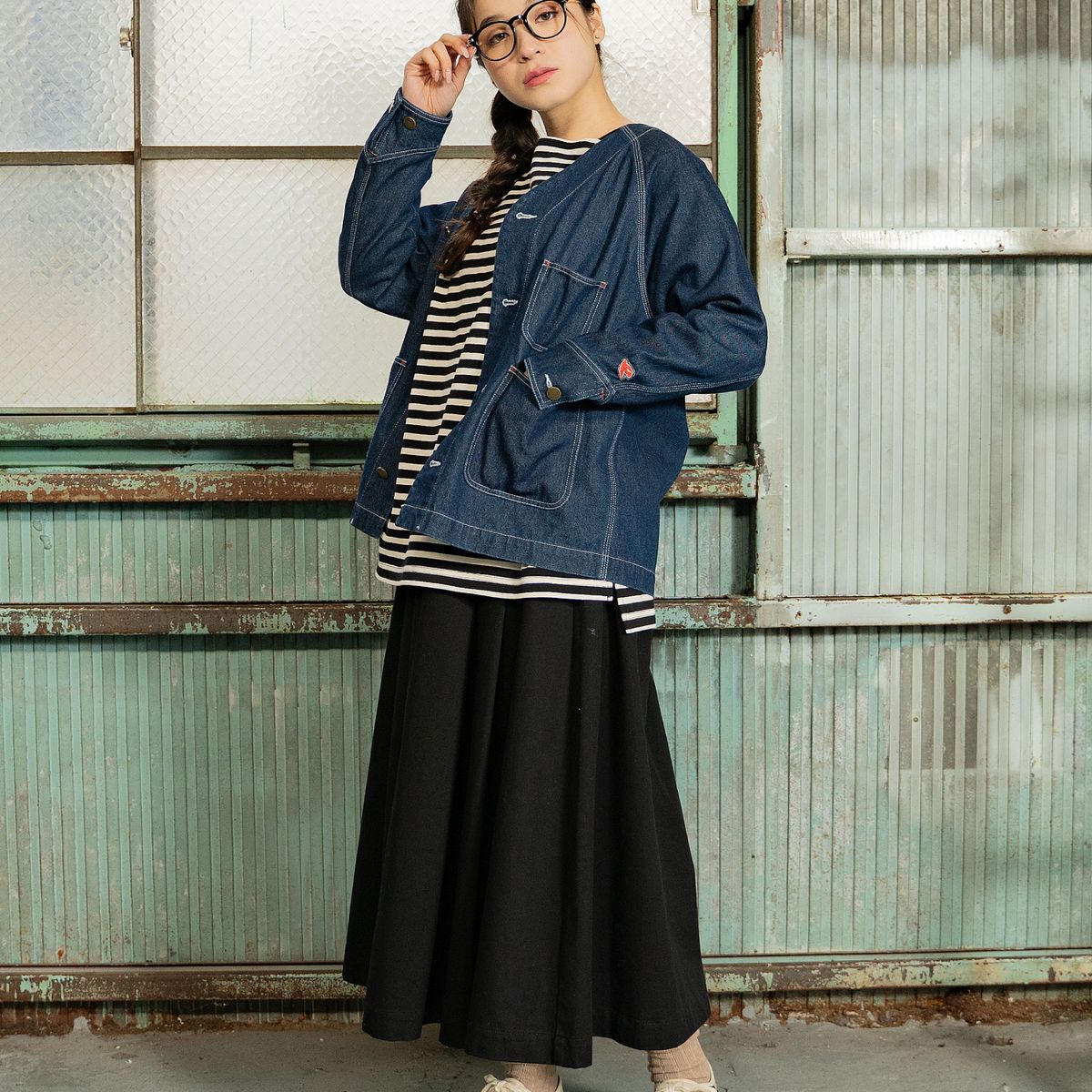 NO COLLAR COVERALLS | Le Pigeon Voyageur | 服飾雑貨・アパレルの 