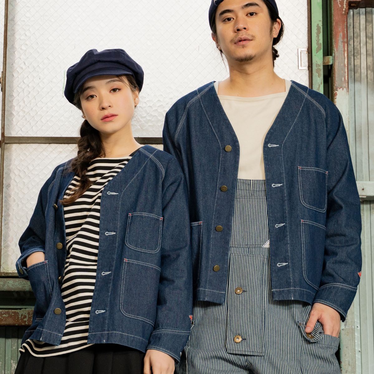 NO COLLAR COVERALLS | Le Pigeon Voyageur | 服飾雑貨・アパレルの