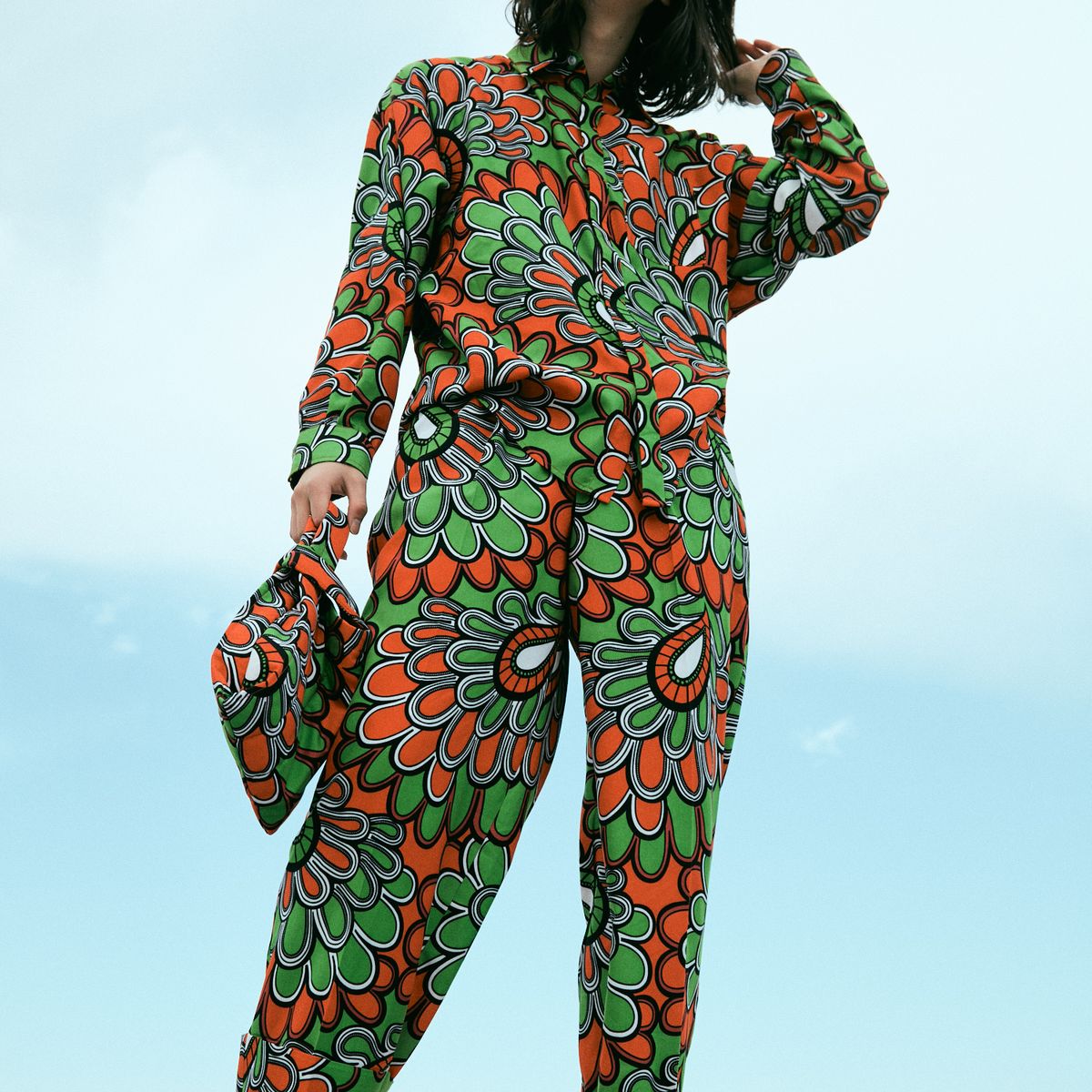 ロールアップパンツ2【アフリカンファブリック】 | moyan ecri | 服飾 ...