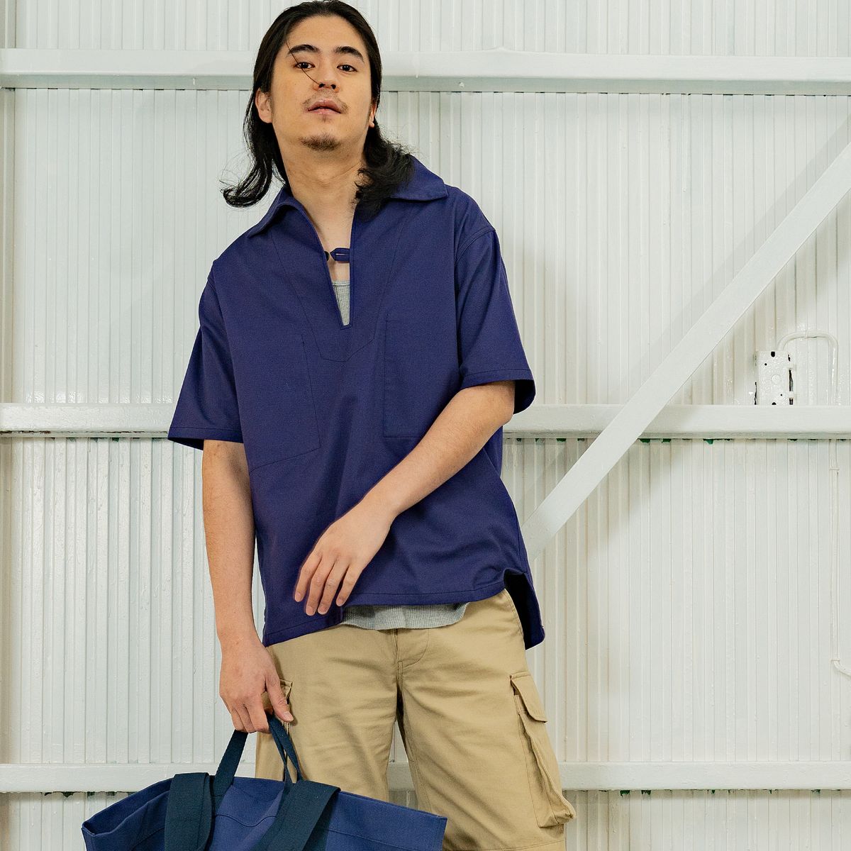 S/S FISHERMAN'S SMOCK | Le Pigeon Voyageur | 服飾雑貨・アパレルの