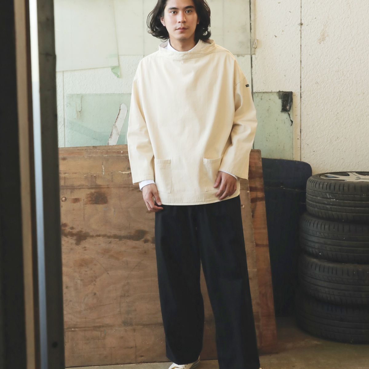 TWILL SMOCK | Le Pigeon Voyageur | 服飾雑貨・アパレルの仕入れに