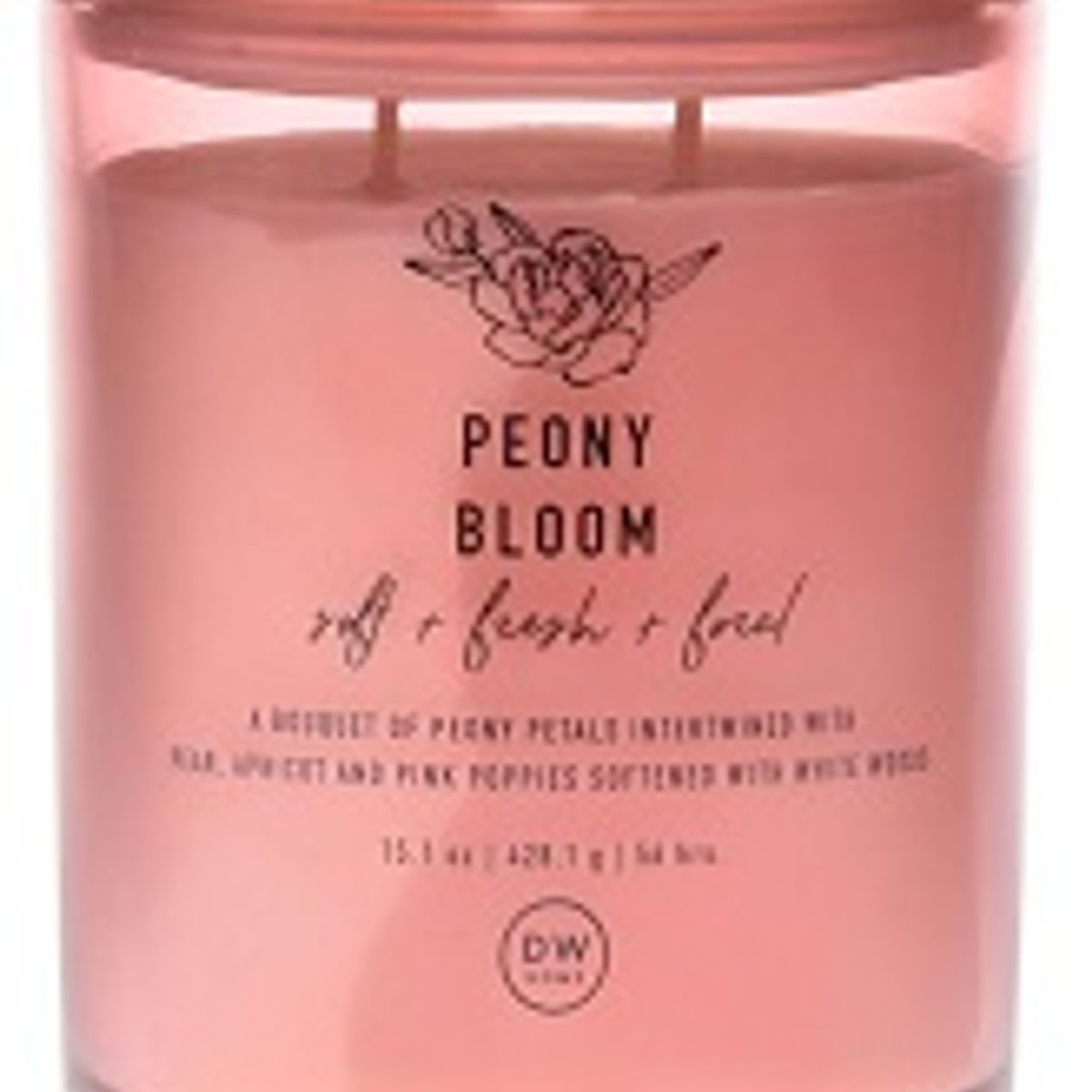 PEONY BLOOM 15.1oz DW Home Candles 服飾雑貨・アパレルの仕入れに最適・ブランド向けオンラインマーケットプレイス homula（ホムラ）