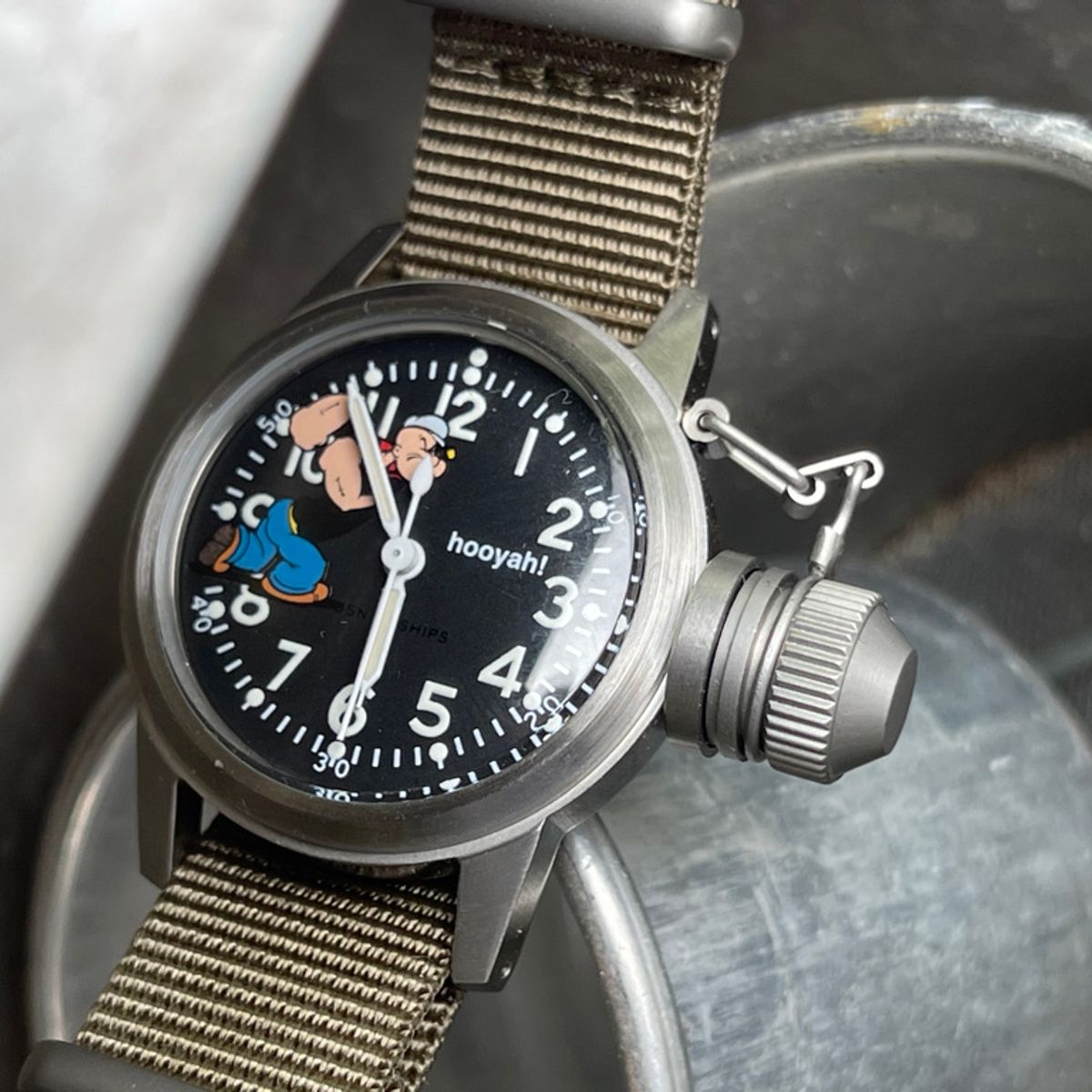 ポパイ　オリーブ腕時計　アンティーク Olive Oyl コミックウォッチを身に着けよう。RESERVOIR