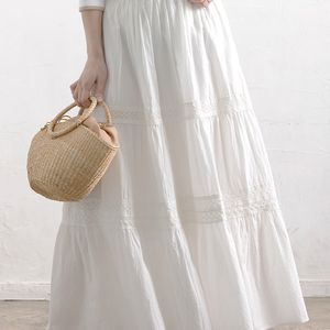 【SALE/2022SS】綿レースティアードスカート | Fanaka | 服飾雑貨