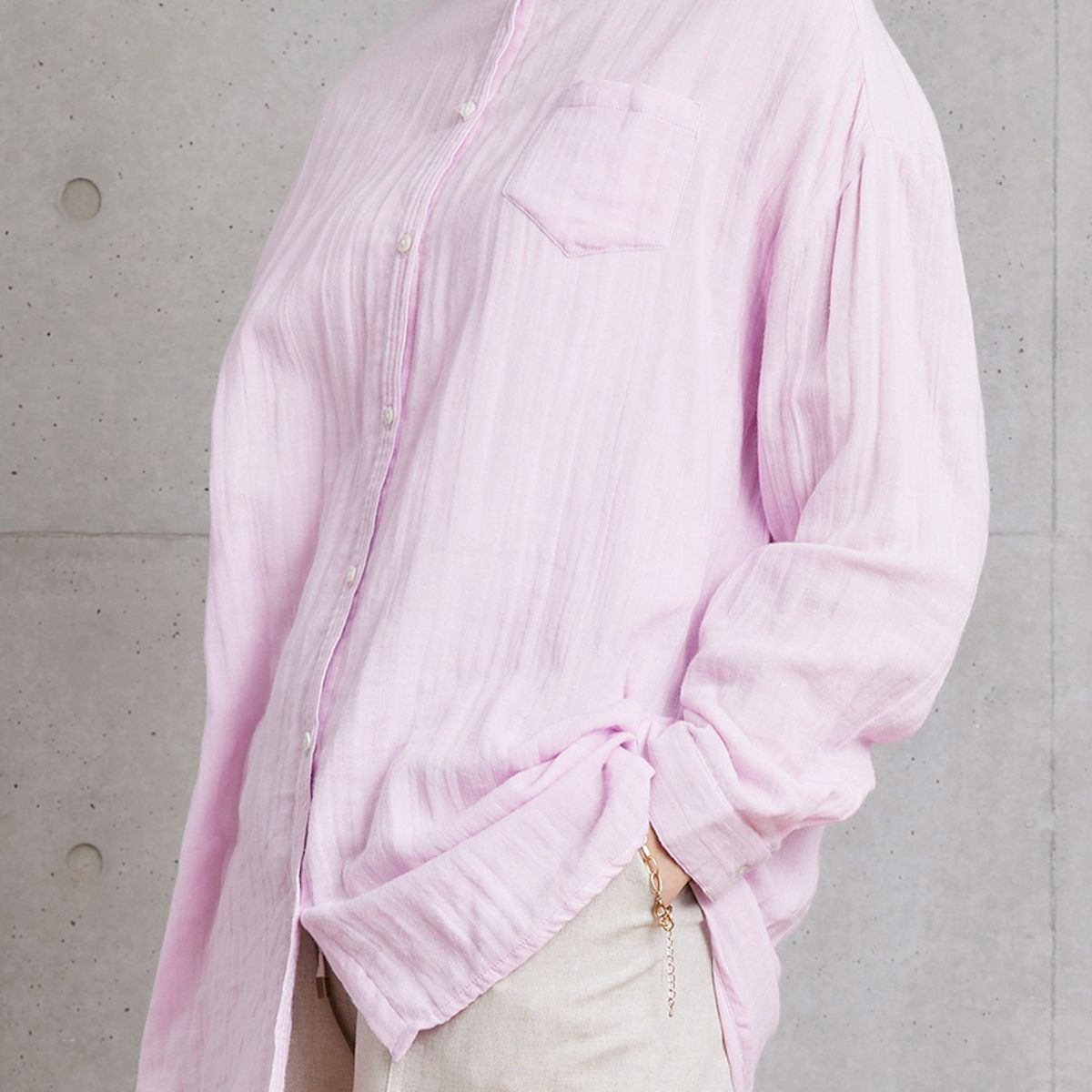 SALE/2022SS】ダブルガーゼシャツブラウス | Fanaka | 服飾雑貨 