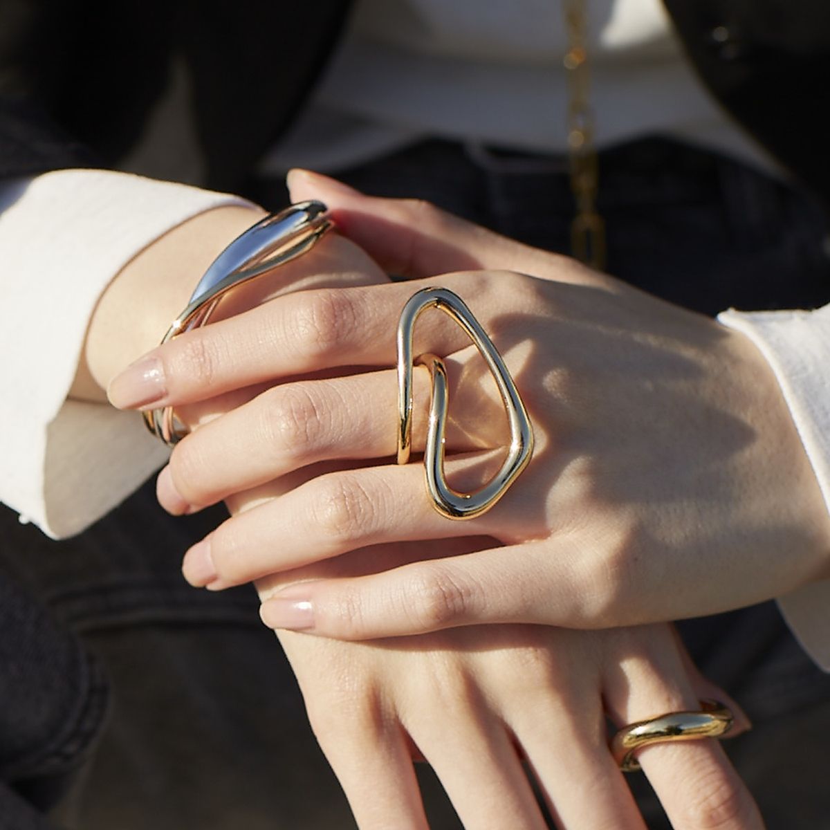 Nuance line triangle Ring | Nothing And Others | 服飾雑貨