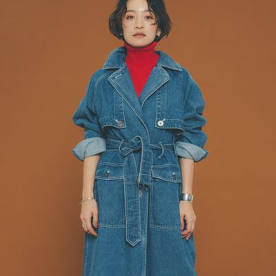 正規店仕入れの Kaori【高山都×oblekt】デニムコート ロングコート