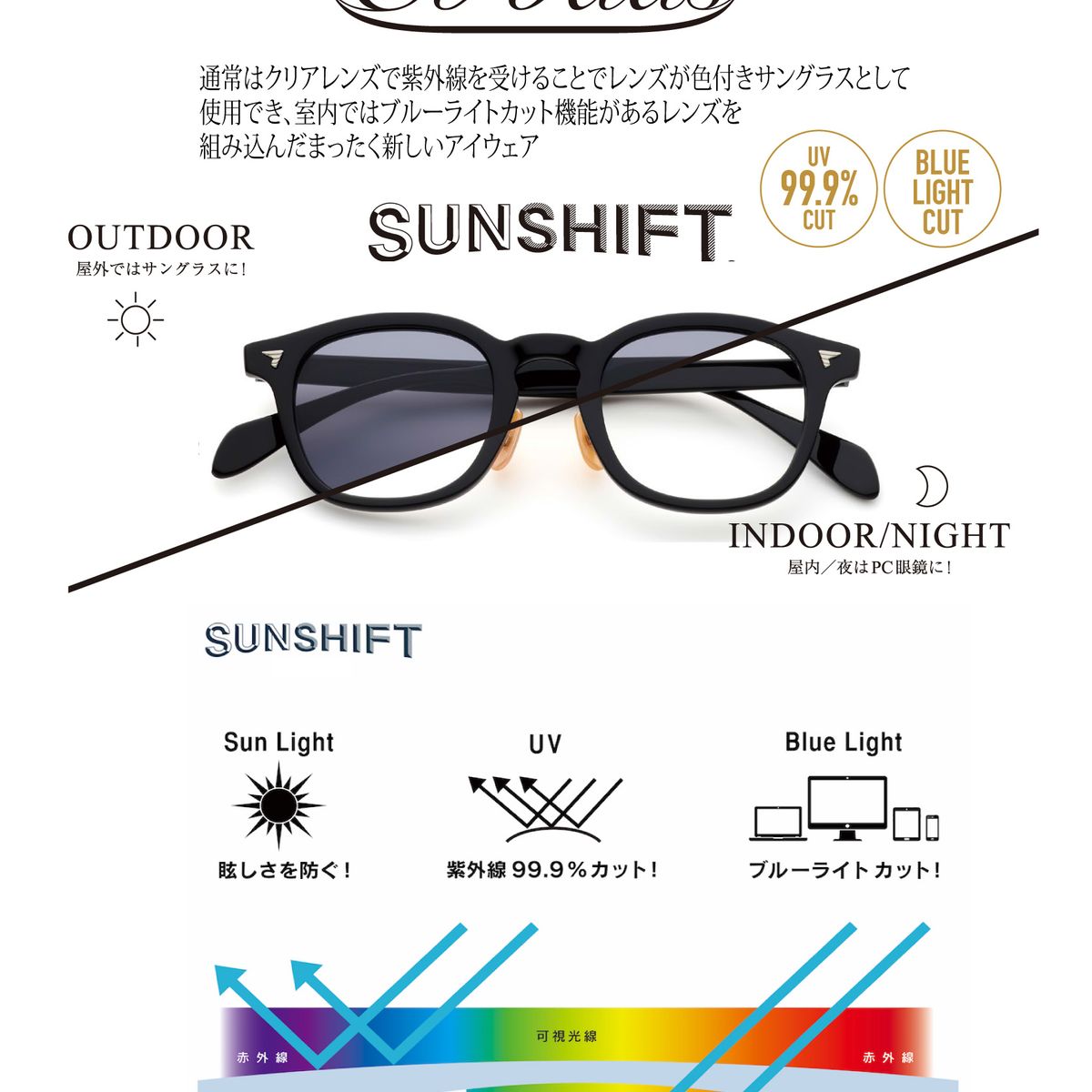 Et baas SUNSHIFT/SUNGLASS JAZZ | Et baas | 服飾雑貨・アパレルの