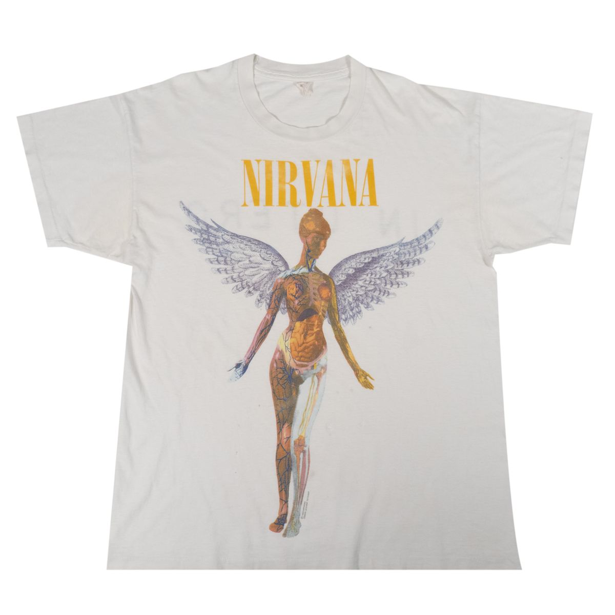 激レア 年輪 NIRVANA 酷く ニルバーナ Tシャツ 90年代ヴィンテージ 激レア 年輪 NIRVANA 酷く ニルバーナ Tシャツ 90年代ヴィンテージ