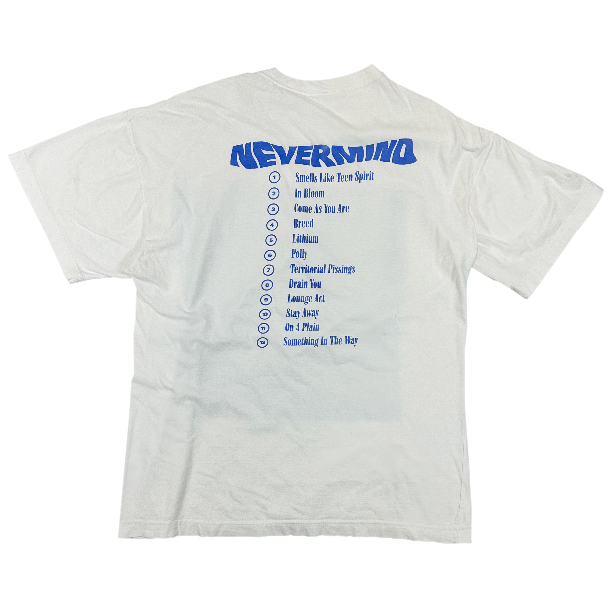 NIRVANA XL NEVERMIND ニルヴァーナ ネヴァーマインド 90S ヴィンテージTシャツ | homula vintage select  | 服飾雑貨・アパレルの仕入れに最適・ブランド向けオンラインマーケットプレイス homula（ホムラ）