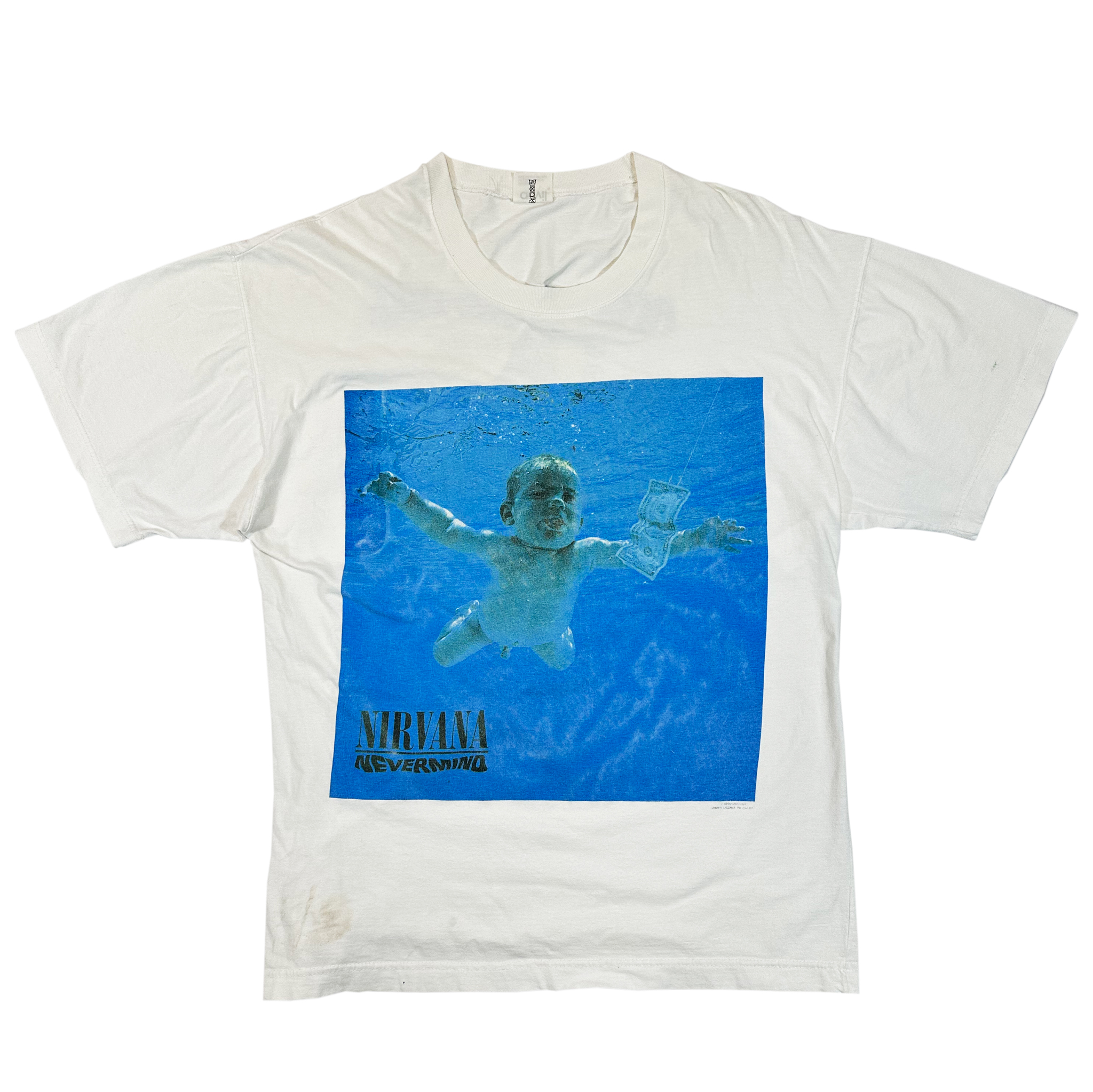 NIRVANA XL NEVERMIND ニルヴァーナ ネヴァーマインド 90S ヴィンテージTシャツ | homula vintage select  | 服飾雑貨・アパレルの仕入れに最適・ブランド向けオンラインマーケットプレイス homula（ホムラ）