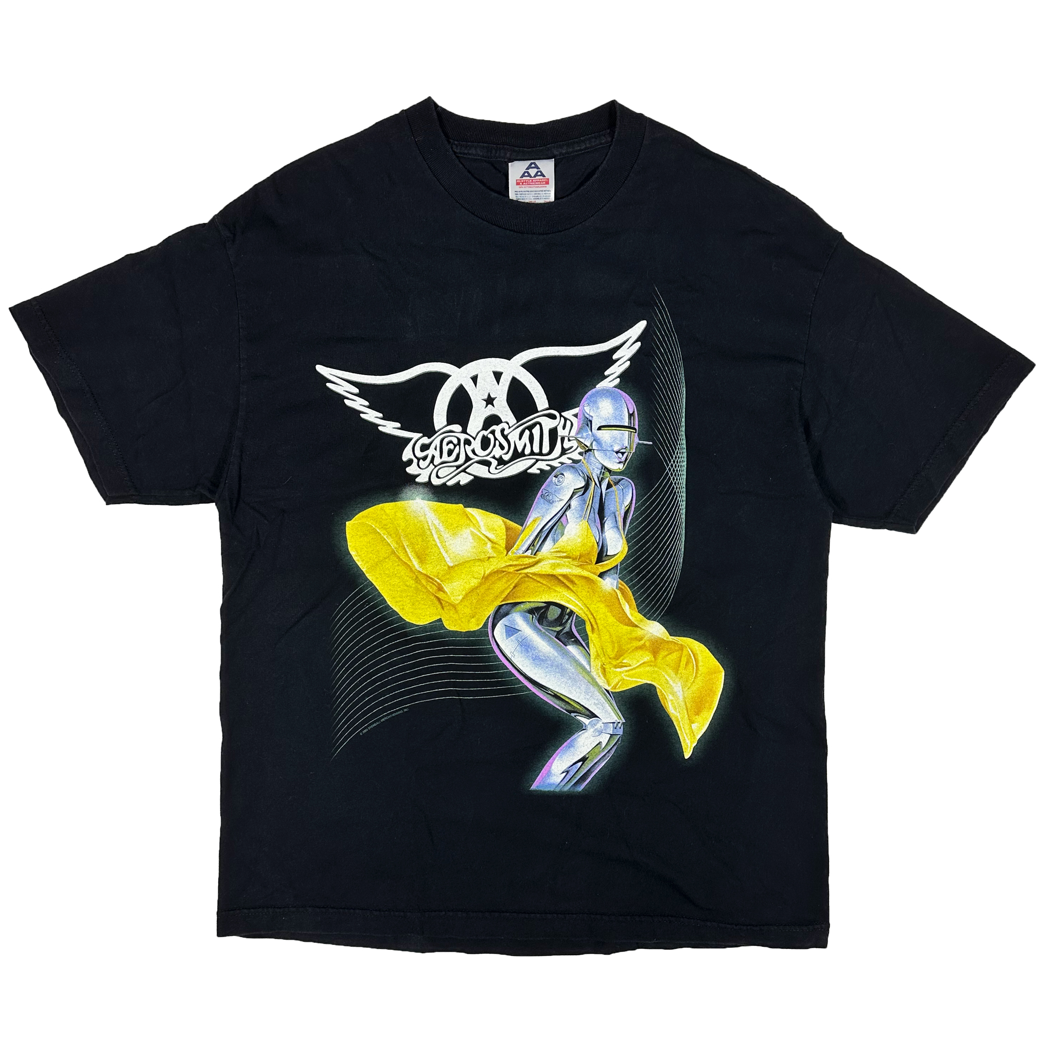 AEROSMITH JUST PUSH PLAY WORLD TOUR 2001 ALSTYLE XL エアロスミスtシャツ ジャスト・プッシュ・プレイ・ワールドツアー2001  | homula vintage select | 服飾雑貨・アパレルの仕入れに最適・ブランド向けオンラインマーケットプレイス homula（ホムラ）