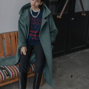ウールメルトン LONGダッフルコート【BB34-201】 | BLANC basque 