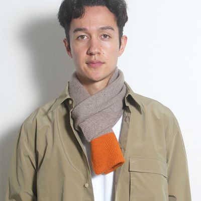 新品> パオロマリアーニ アルパカウール混紡 マフラー/ストール 程 