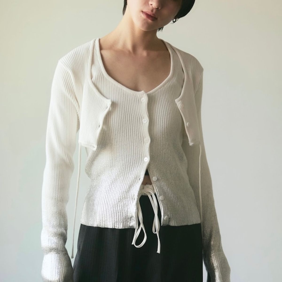 Foil print ensemble | tyn.TGOR | 服飾雑貨・アパレルの仕入れに最適 
